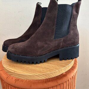 Freda Salvador Bailey Boots Dark Brown Leather – Size 8 – Barely Worn